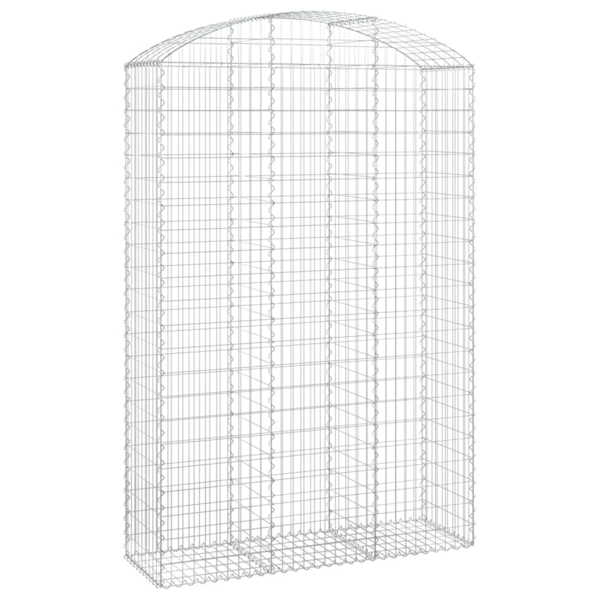 vidaXL Συρματοκιβώτιο Τοξωτό 150x50x220/240εκ. από Γαλβανισμένο Χάλυβα