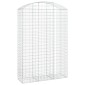 vidaXL Συρματοκιβώτιο Τοξωτό 150x50x220/240εκ. από Γαλβανισμένο Χάλυβα