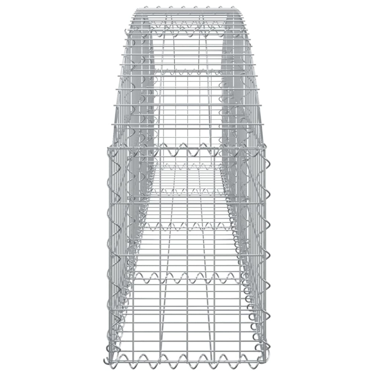 vidaXL Συρματοκιβώτιο Τοξωτό 200x30x40/60εκ. από Γαλβανισμένο Σίδερο