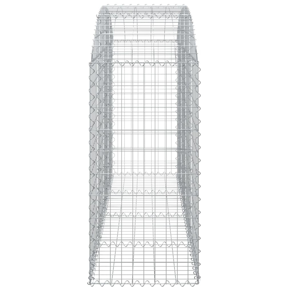 vidaXL Συρματοκιβώτιο Τοξωτό 200x50x100/120εκ. από Γαλβανισμένο Χάλυβα