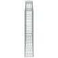 vidaXL Συρματοκιβώτιο Τοξωτό 300x30x160/180εκ. από Γαλβανισμένο Χάλυβα