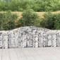 vidaXL Συρματοκιβώτιο Τοξωτό 400x30x100/120εκ. από Γαλβανισμένο Χάλυβα
