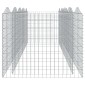 vidaXL Συρματοκιβώτιο Τοξωτό 400x100x100 εκ. από Γαλβανισμένο Σίδερο