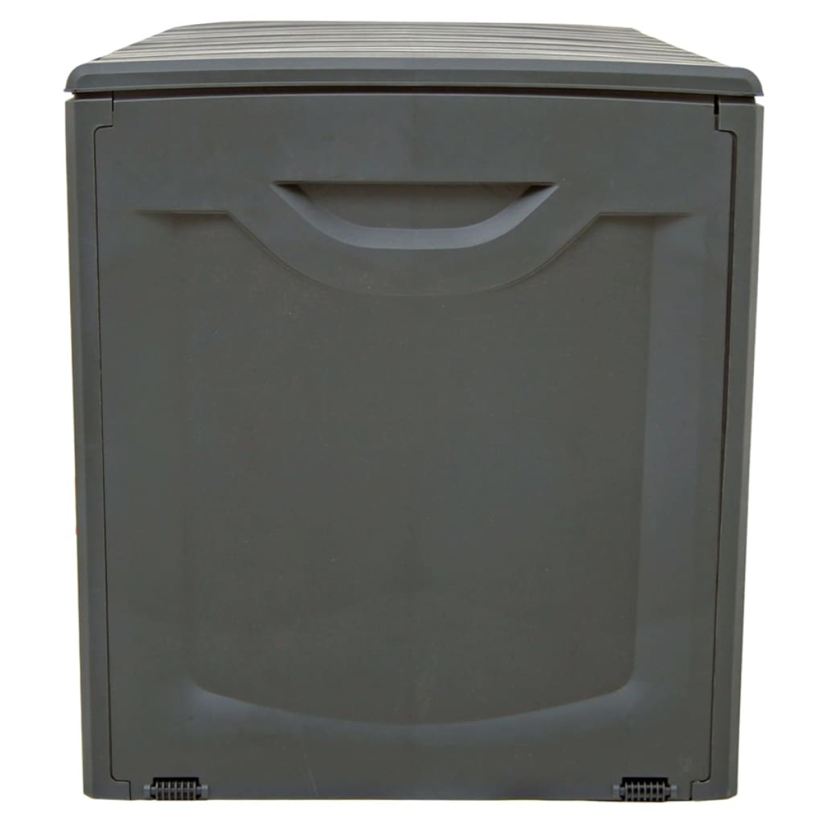 vidaXL Μπαούλο Αποθήκευσης Μαύρο 118 x 53 x 57 εκ. Πολυπροπυλένιο