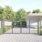 vidaXL Πόρτα Περίφραξης με Πλέγμα Ανθρακί 300x175 εκ. Γαλβαν. Χάλυβας