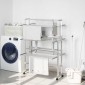 vidaXL Απλώστρα Ρούχων με Ροδάκια 89 x 64 x 129 εκ. από Αλουμίνιο