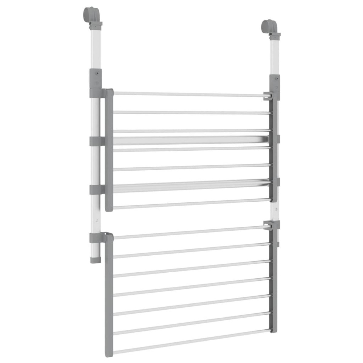 vidaXL Απλώστρα για Μπαλκόνι 54 x 25 x 42 εκ. από Αλουμίνιο