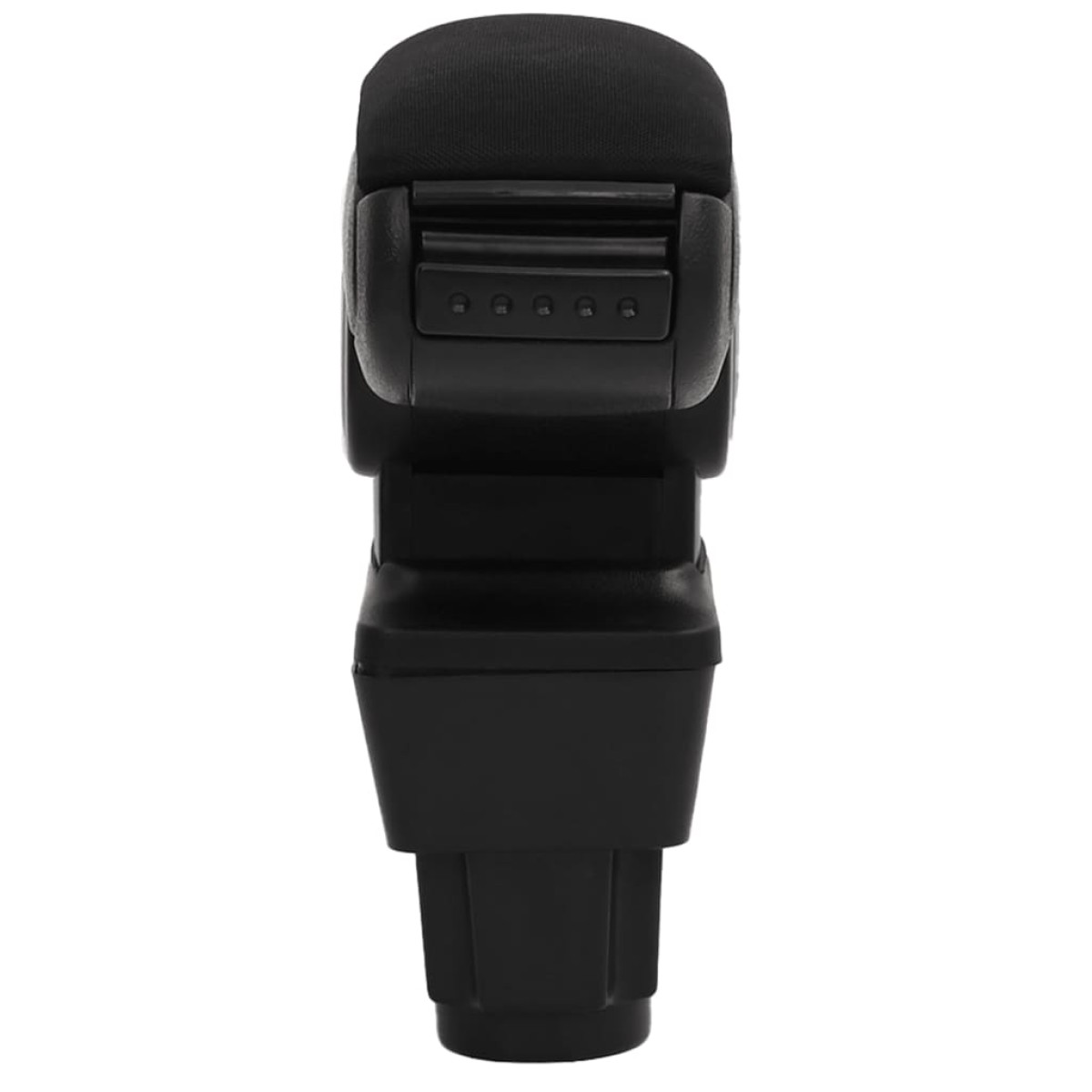 vidaXL Τεμπέλης Αυτοκινήτου Μαύρος 11 x 35 x (32-49) εκ. από ABS