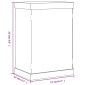 vidaXL Κουτί Βιτρίνα Διάφανο 17x12x25 εκ. Ακρυλικό