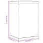 vidaXL Κουτί Βιτρίνα Διάφανο 22 x 18 x 35 εκ. Ακρυλικό