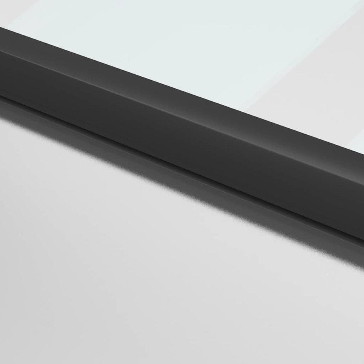 vidaXL Εσωτερική Πόρτα Μαύρη 76x201,5 εκ. Ψημένο Γυαλί και Αλουμίνιο