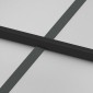 vidaXL Εσωτερική Πόρτα Μαύρη 102,5x201,5 εκ. Ψημένο Γυαλί & Αλουμίνιο