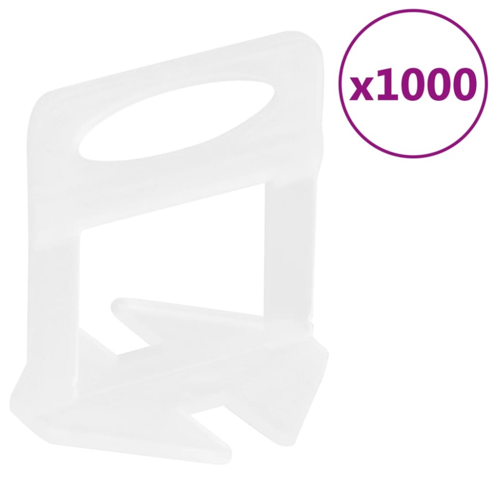 vidaXL Σύστημα Ευθυγράμμισης Πλακιδίων 1000 Κλιπ 1,5 χιλ.