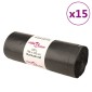 vidaXL Σακούλες Απορριμάτων 150 τεμ. Μαύρες 240 Λ.