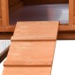 vidaXL Κλουβί Κουνελιών 310x70x87 εκ. από Μασίφ Ξύλο Πεύκου/Ελάτης