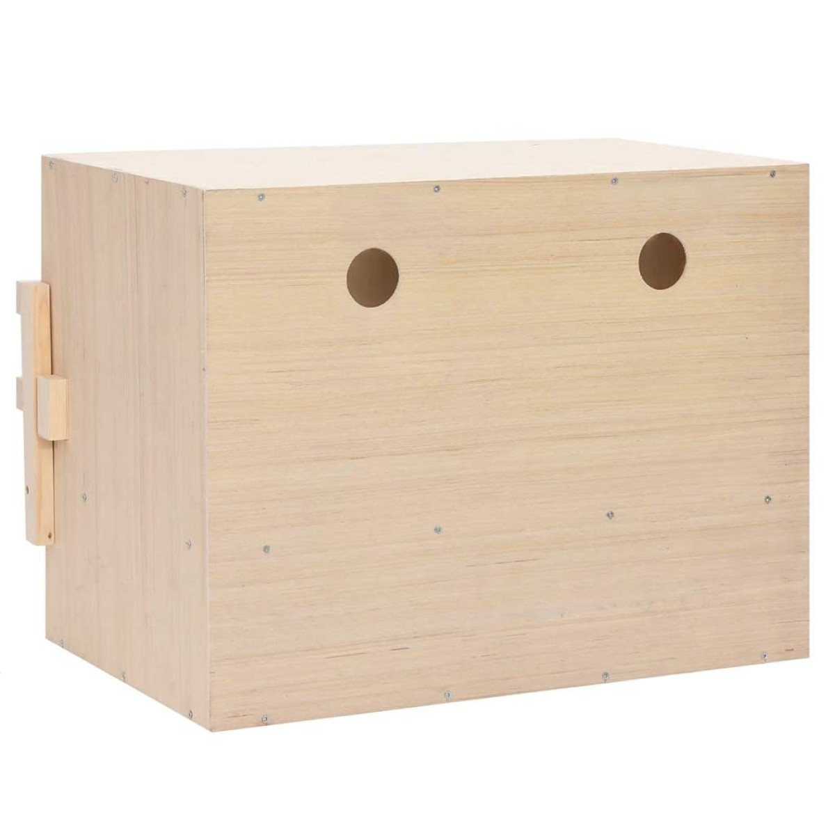 vidaXL Φωλιά για Κότες με 2 Θέσεις 63x40x45 εκ. από Μασίφ Ξύλο Πεύκου