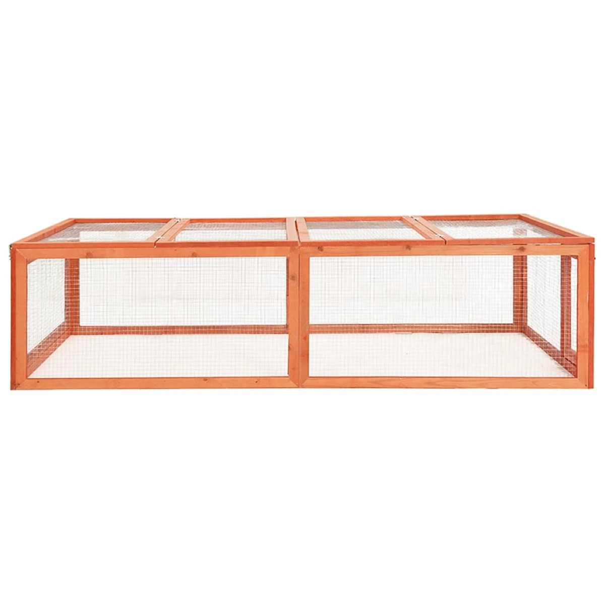 vidaXL Κλουβί Κουνελιών 183 x 90 x 46,5 εκ. από Μασίφ Ξύλο Ελάτης