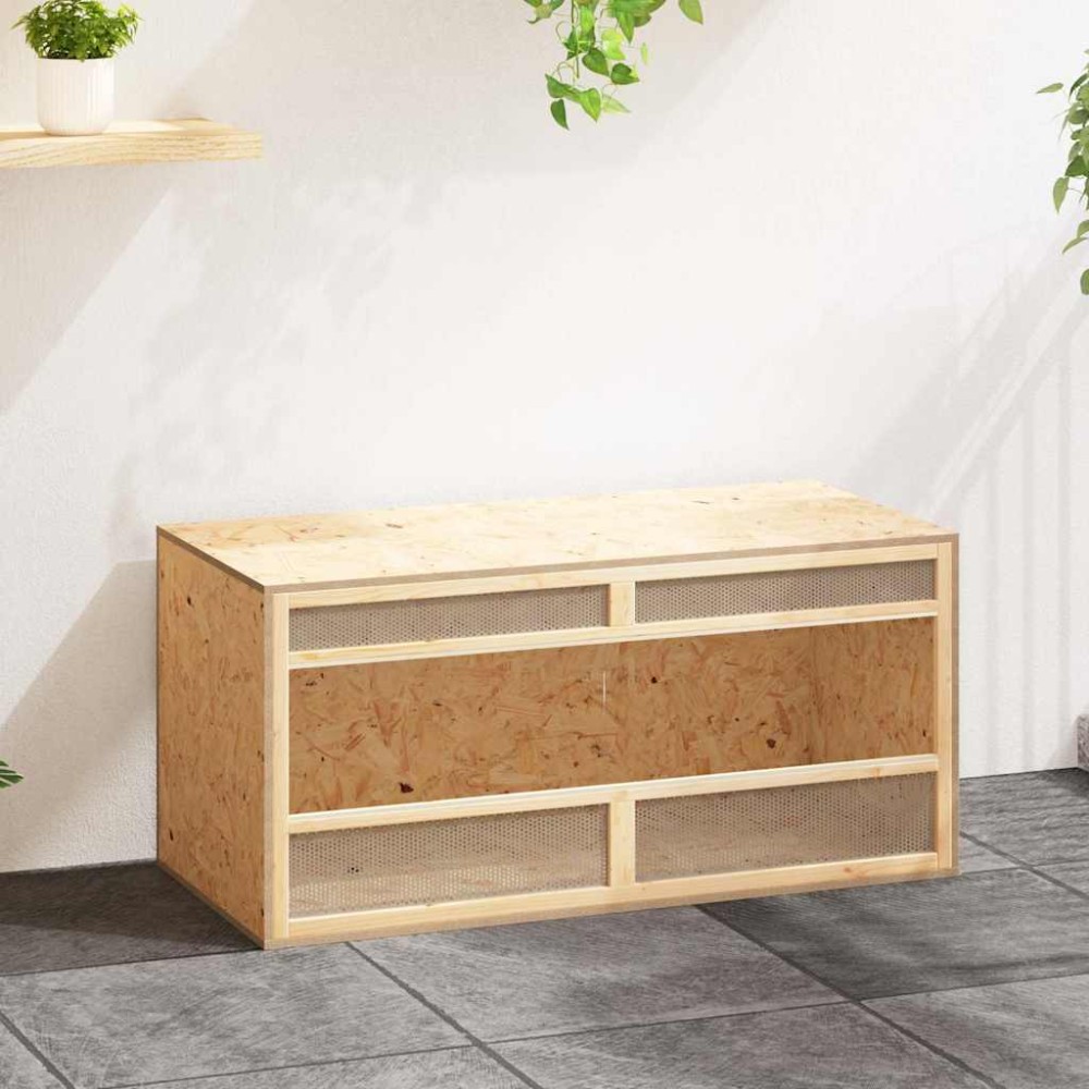 vidaXL Ενυδρείο Ερπετών 100 x 47 x 47 εκ. από Επεξεργασμένο Ξύλο