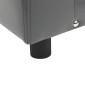 vidaXL Καναπές-Κρεβάτι Σκύλου Γκρι 81x43x31 εκ. Βελουτέ/Συνθετ. Δέρμα