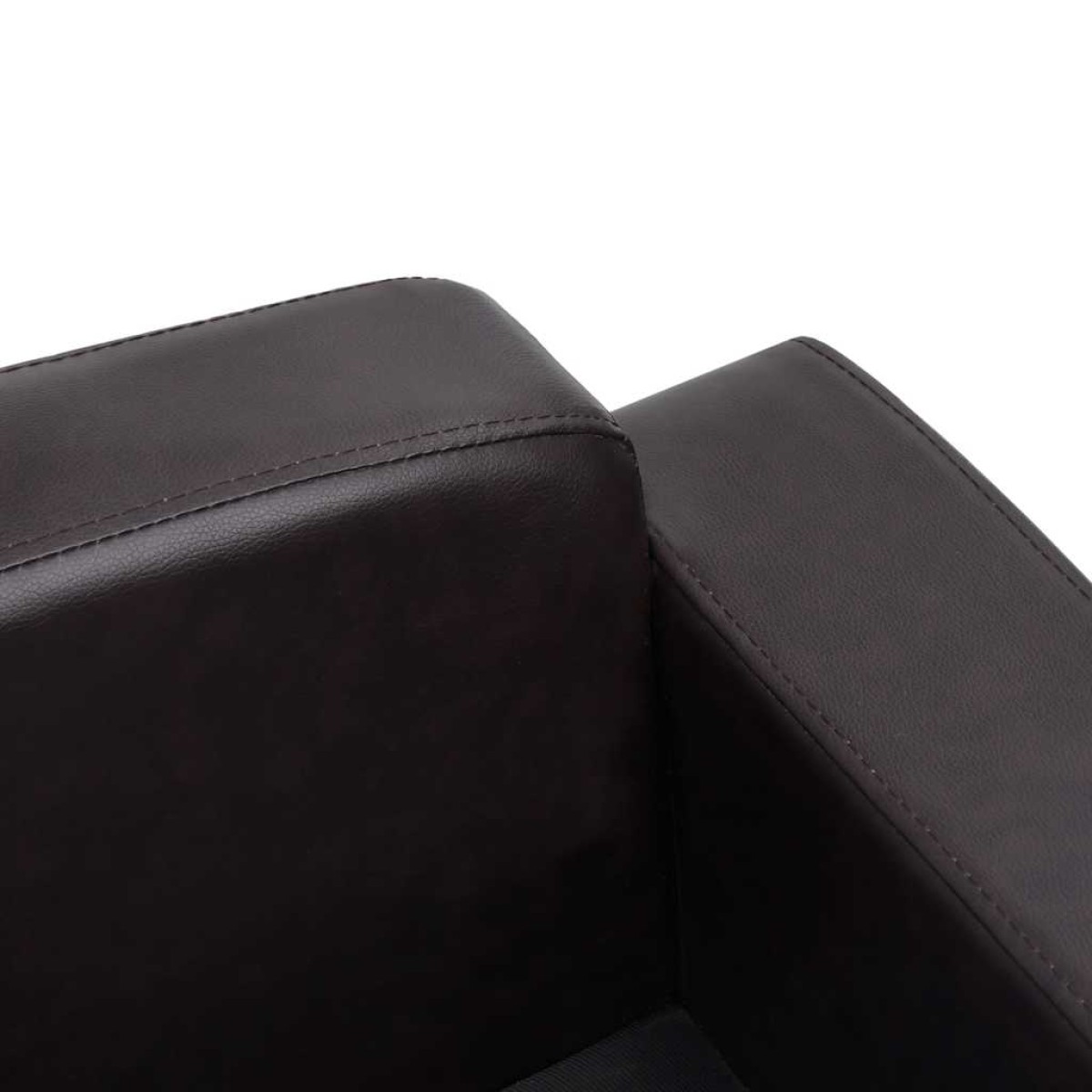 vidaXL Καναπές-Κρεβάτι Σκύλου Καφέ 80x50x40 εκ. από Συνθετικό Δέρμα