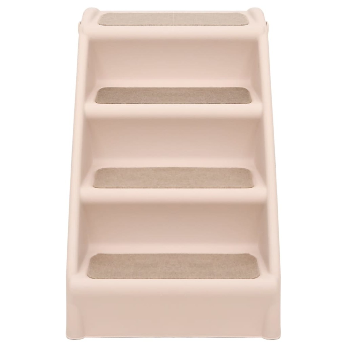 vidaXL Σκαλάκια για Σκύλους Πτυσσόμενα Κρεμ 62 x 40 x 49,5 εκ.