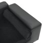 vidaXL Καναπές-Κρεβάτι Σκύλου Σκ. Γκρι 81x43x31εκ. Βελουτέ/Συνθ. Δέρμα