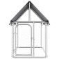vidaXL Κλουβί Σκύλου Εξωτερικού Χώρου 200 x 100 x 150 εκ. με Στέγαστρο