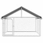 vidaXL Κλουβί Σκύλου Εξωτερικού Χώρου 200 x 200 x 150 εκ. με Στέγαστρο