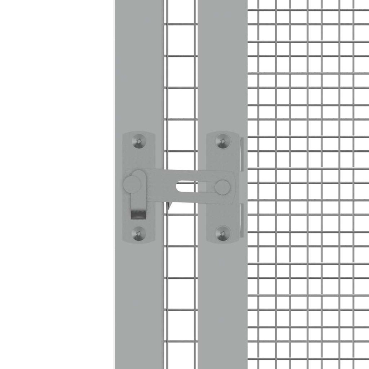 vidaXL Κλουβί Πουλιών Ανθρακί 111x107x211,5 εκ από Γαλβανισμένο Χάλυβα