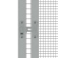 vidaXL Κλουβί Πουλιών Ανθρακί 213,5x217,5x211,5 εκ Γαλβανισμένο Χάλυβα