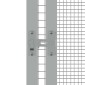 vidaXL Κλουβί Πουλιών Γκρι 302,5x324,5x211,5 εκ Γαλβανισμένο Χάλυβα