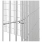 vidaXL Κλουβί Κουνελιών 10 Πάνελ 54 x 60 εκ. από Γαλβανισμένο Σίδερο