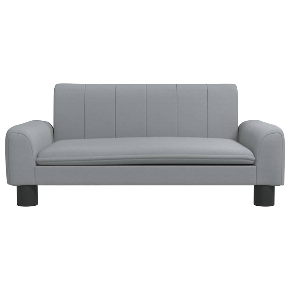 vidaXL Κρεβάτι Σκύλου Ανοιχτό Γκρι 70 x 45 x 30 εκ. Υφασμάτινο