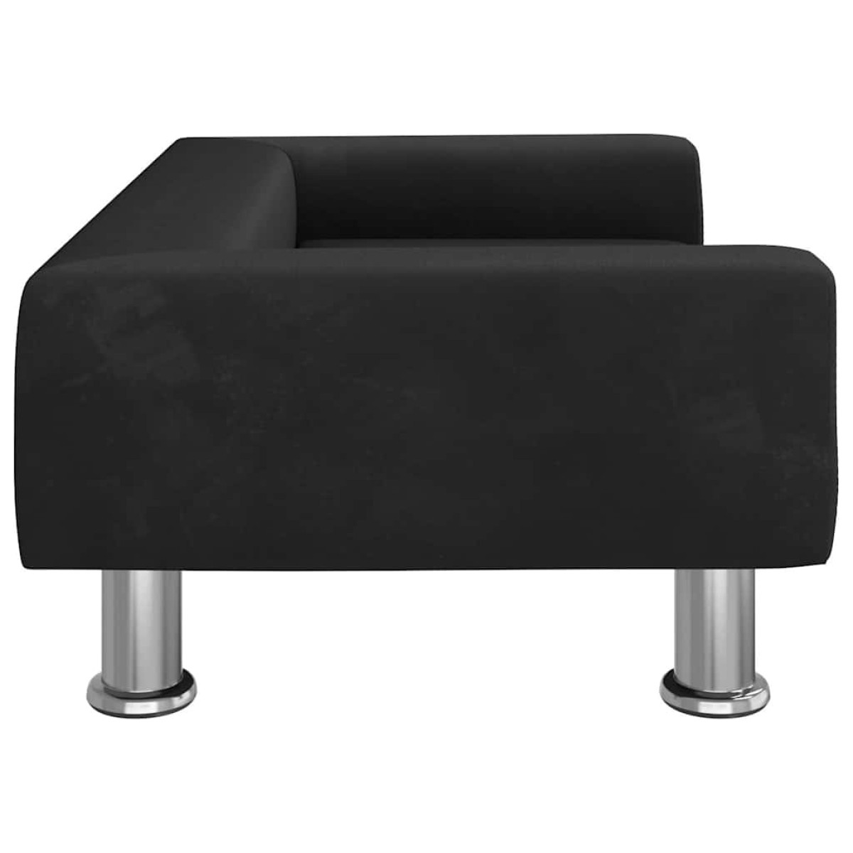 vidaXL Κρεβάτι Σκύλου Μαύρο 70 x 45 x 26.5 εκ. Βελούδινο