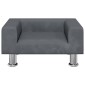 vidaXL Κρεβάτι Σκύλου Σκούρο Γκρι 50x40x26,5 εκ. Βελούδινο