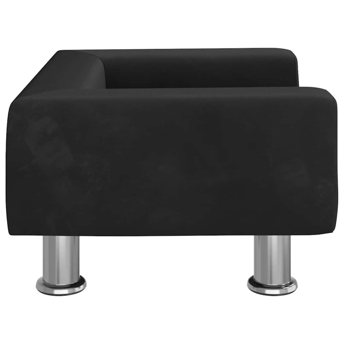 vidaXL Κρεβάτι Σκύλου Μαύρο 50 x 40 x 26,5 εκ. Βελούδινο