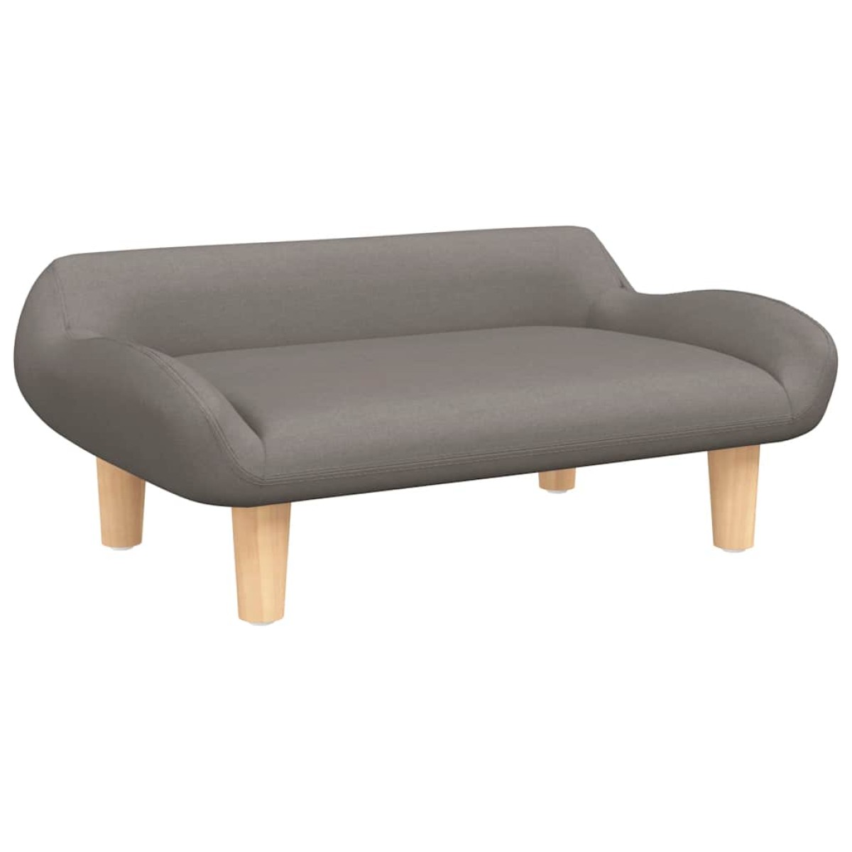 vidaXL Κρεβάτι Σκύλου Taupe 70 x 40 x 24 εκ. Υφασμάτινο