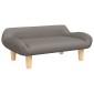 vidaXL Κρεβάτι Σκύλου Taupe 70 x 40 x 24 εκ. Υφασμάτινο