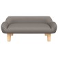 vidaXL Κρεβάτι Σκύλου Taupe 70 x 40 x 24 εκ. Υφασμάτινο