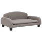 vidaXL Κρεβάτι Σκύλου Taupe 90 x 53 x 30 εκ. Υφασμάτινο