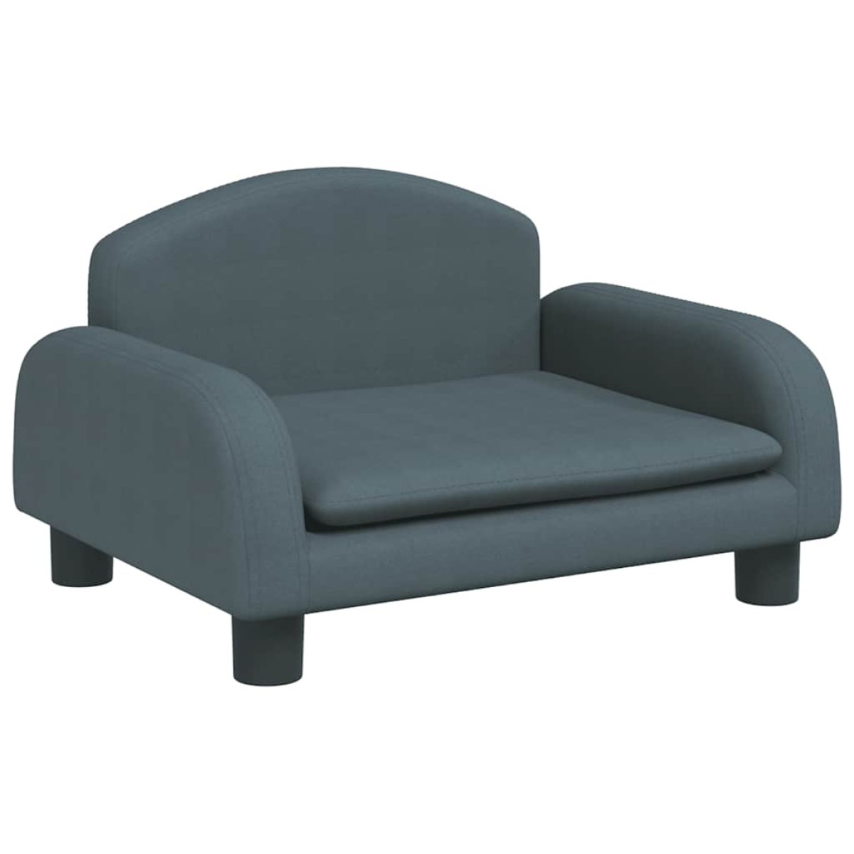 vidaXL Κρεβάτι Σκύλου Σκούρο Γκρι 50 x 40 x 30 εκ. Υφασμάτινο