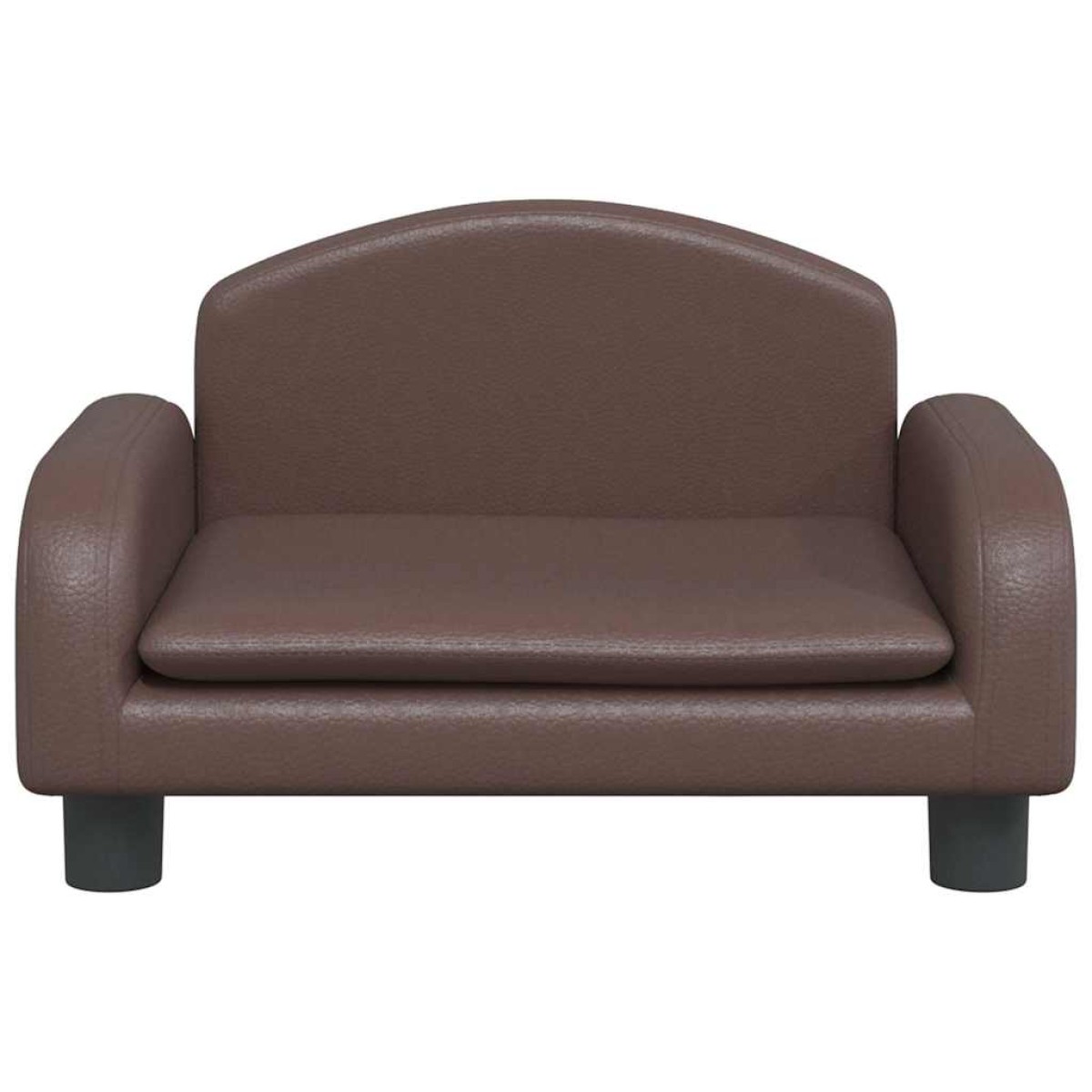 vidaXL Κρεβάτι Σκύλου Καφέ 50x40x30 εκ. από Συνθετικό Δέρμα