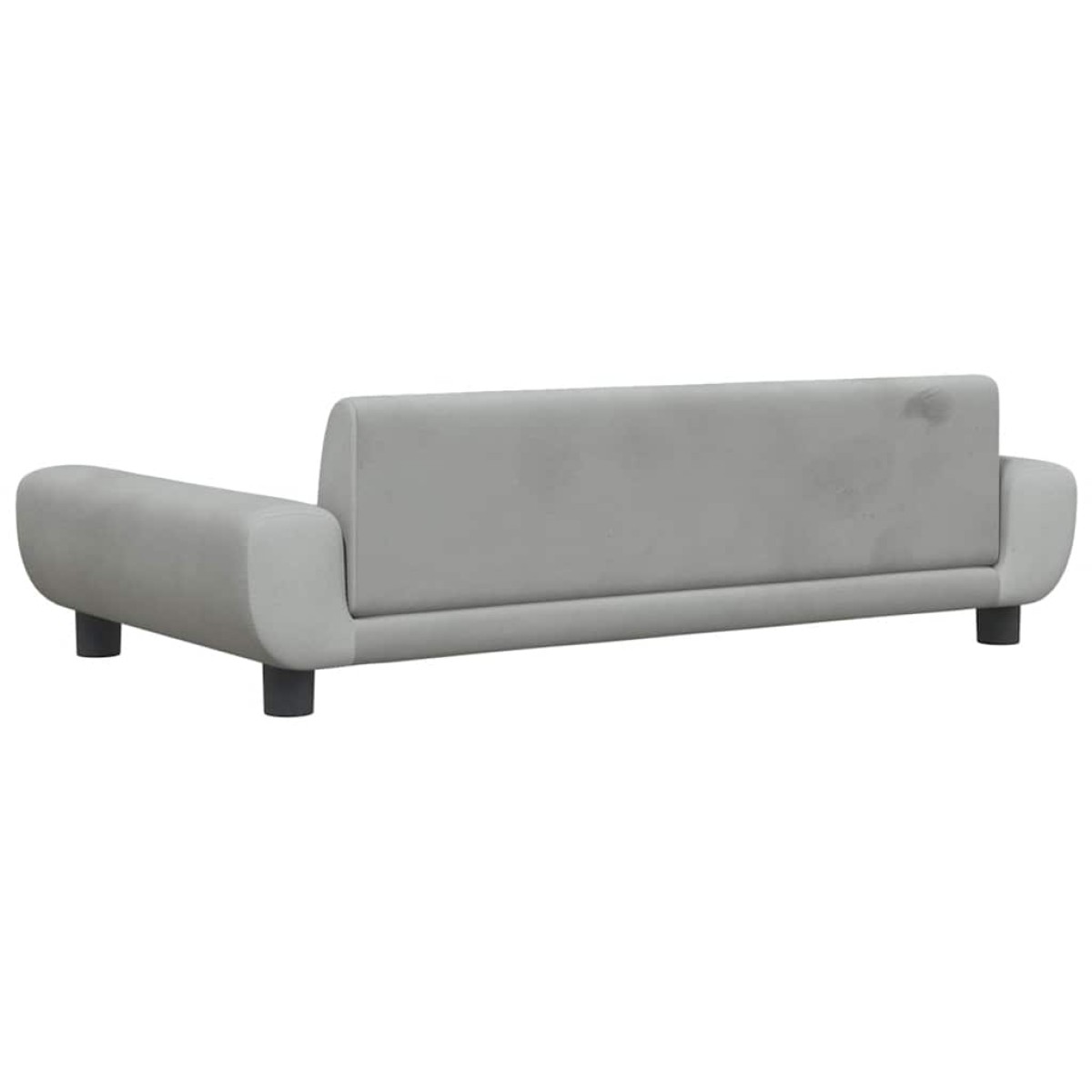 vidaXL Κρεβάτι Σκύλου Ανοιχτό Γκρι 100 x 54 x 33 εκ. Βελούδινο