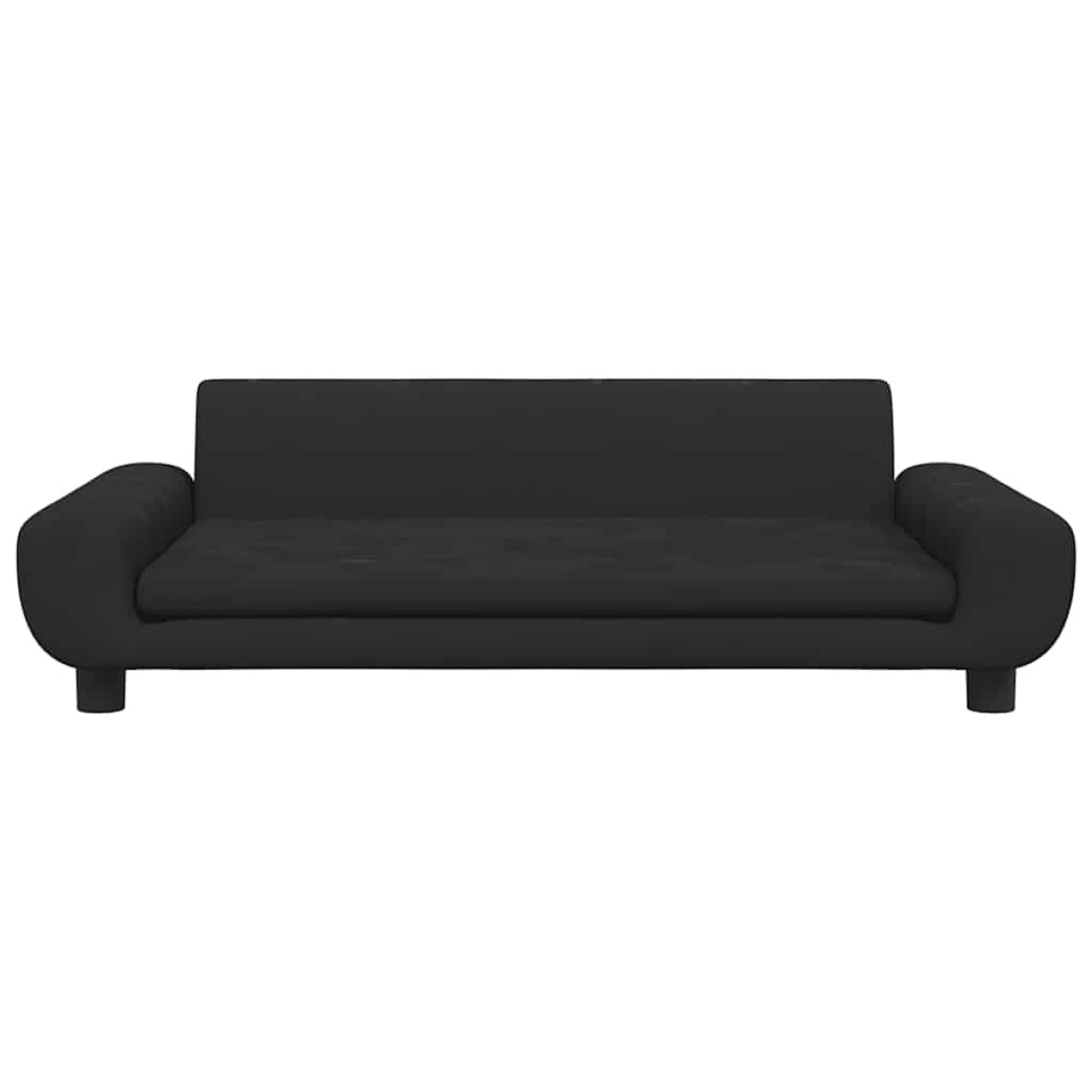 vidaXL Κρεβάτι Σκύλου Μαύρο 100 x 54 x 33 εκ. Βελούδινο