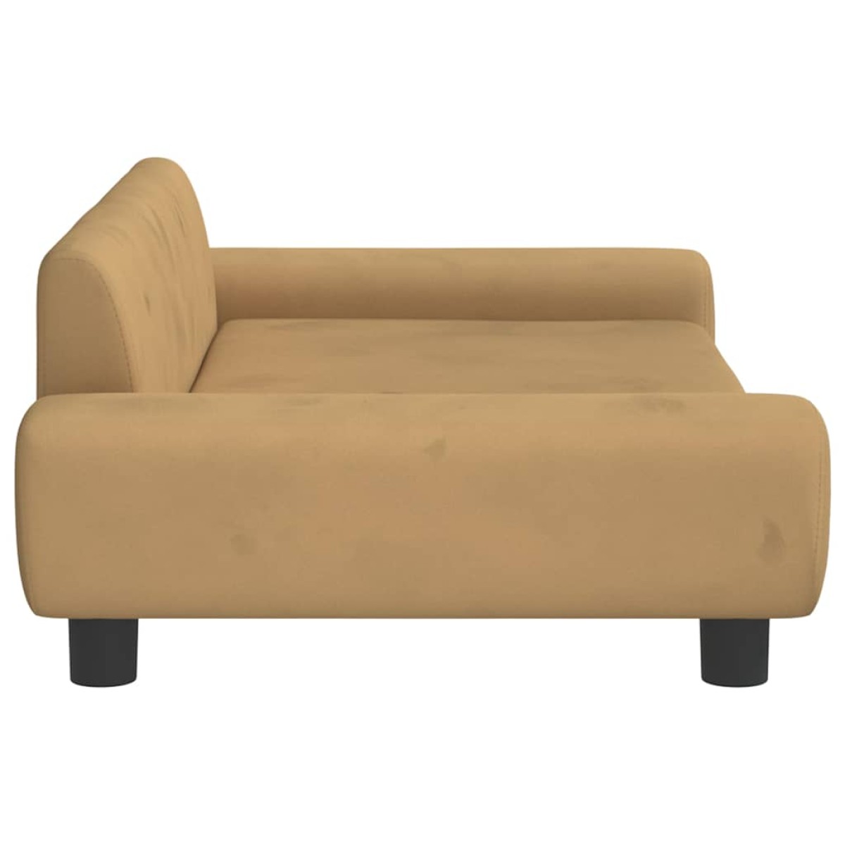vidaXL Κρεβάτι Σκύλου Καφέ 100 x 54 x 33 εκ. Βελούδινο