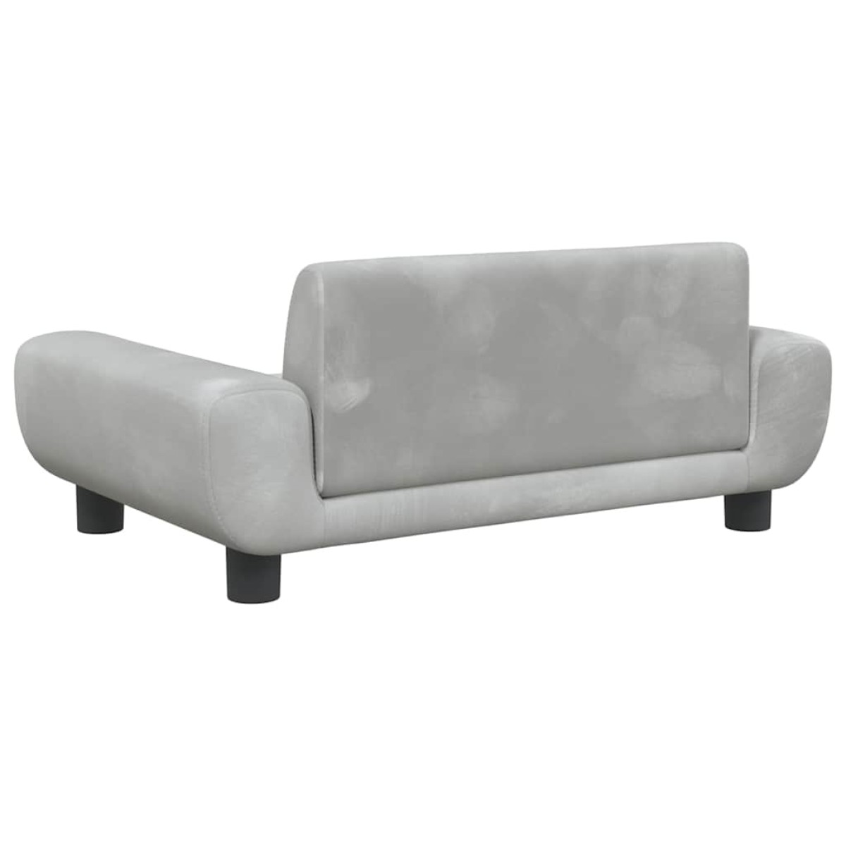 vidaXL Κρεβάτι Σκύλου Ανοιχτό Γκρι 70 x 45 x 33 εκ. Βελούδινο