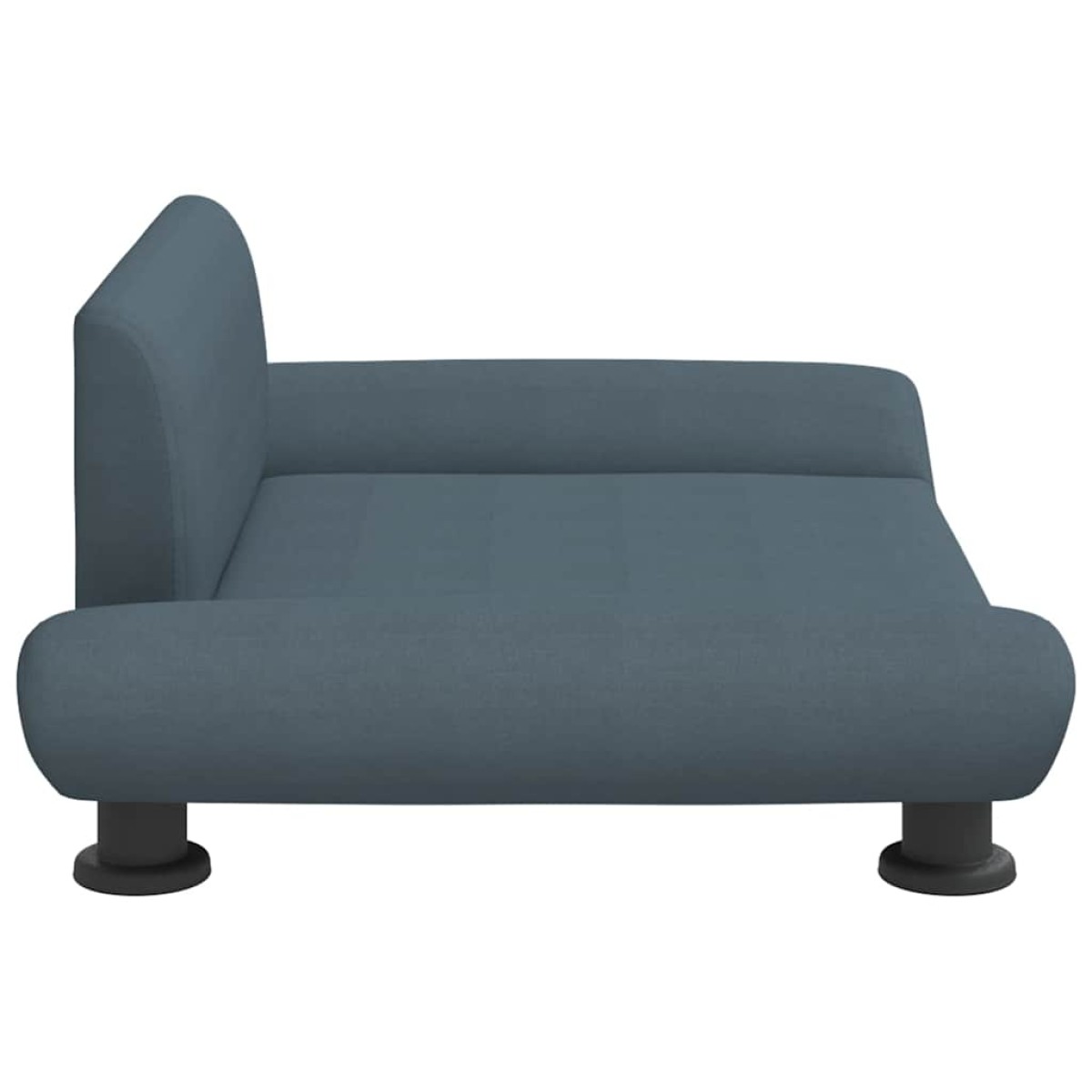 vidaXL Κρεβάτι Σκύλου Σκούρο Γκρι 70 x 45 x 28 εκ. Υφασμάτινο