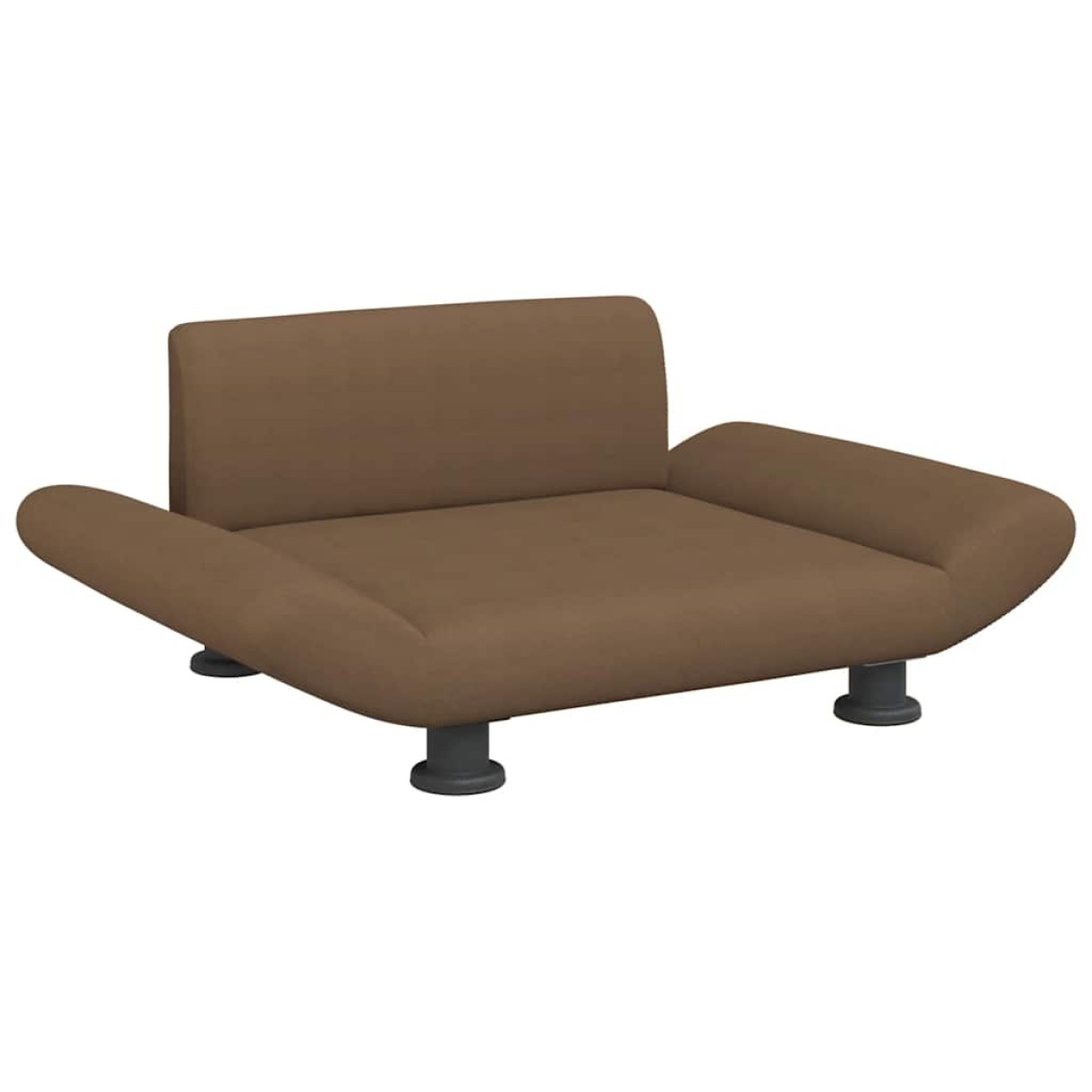 vidaXL Κρεβάτι Σκύλου Καφέ 70x45x28 εκ. Υφασμάτινο