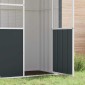 vidaXL Κλουβί Πουλιών Ανθρακί 215x78x200 εκ. από Γαλβανισμένο Χάλυβα