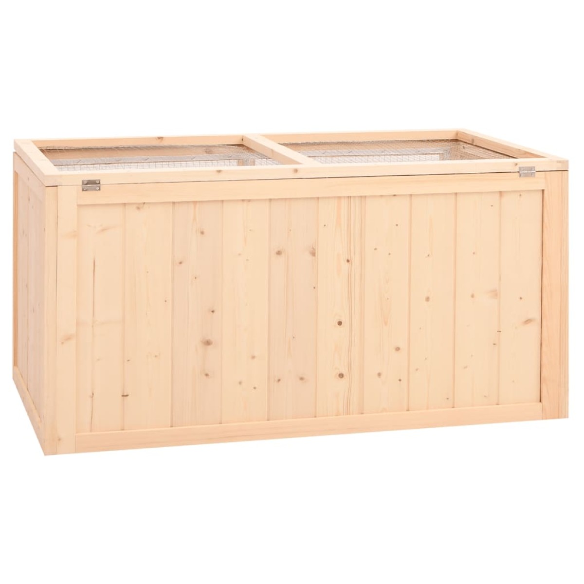vidaXL Κλουβί Χάμστερ 104 x 52 x 54 εκ. από Μασίφ Ξύλο Ελάτης